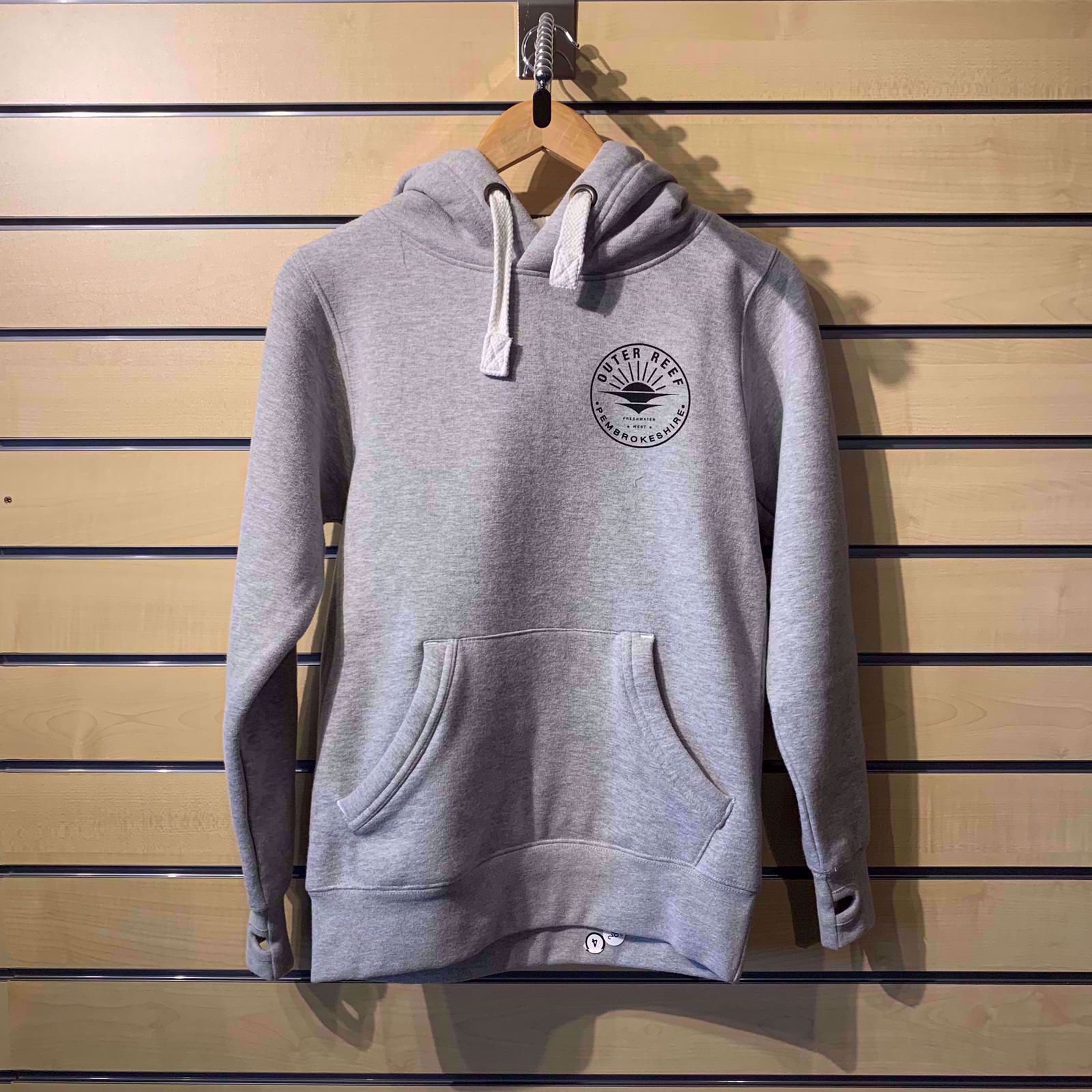 Outer Reef Hoodie - Sports Grey. Outer Reef Surf Store