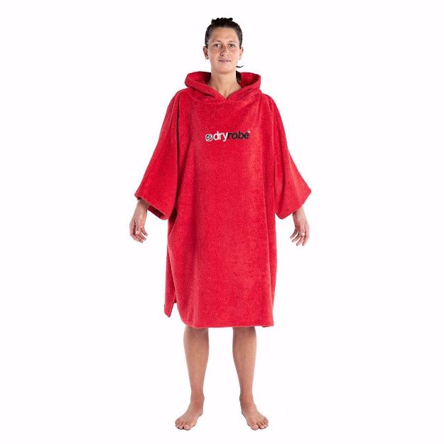 Picture of Dryrobe Organic Cotton Changing Robe - Red