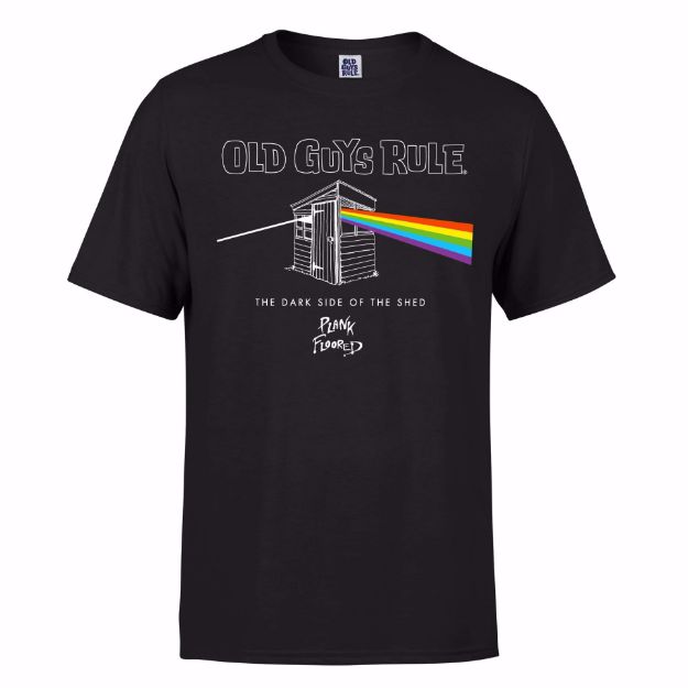 'DARK SIDE OF THE SHED' T-SHIRT - BLACK