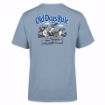 'OLD DOGS RULE' T-SHIRT - STONE BLUE