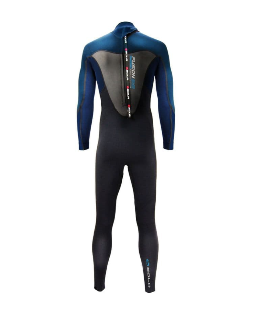 Sola Mens Fusion 3/2 Back Zip Wetsuit - 2021. Outer Reef Surf Store