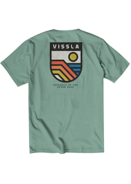 Picture of Vissla Elevation Organic Pocket Tee - Jade