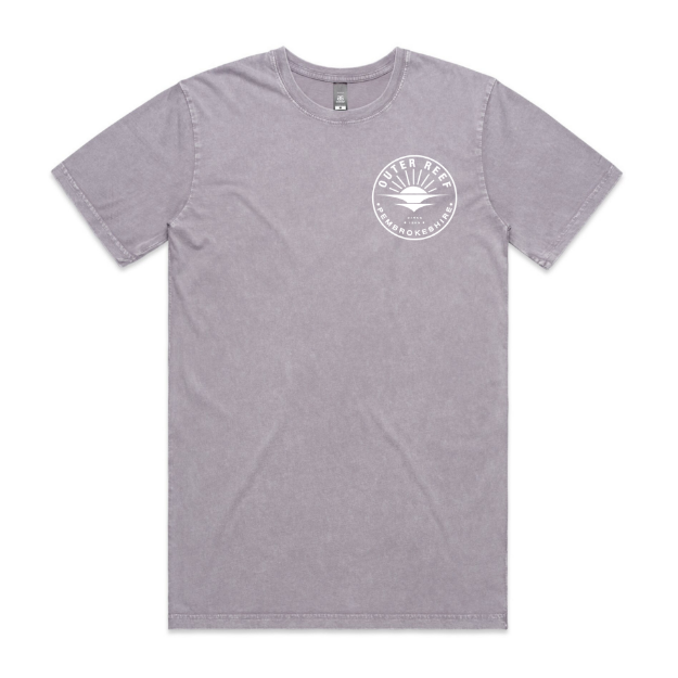 Picture of Outer Reef  Unisex T-Shirt - Stone Wash Lilac